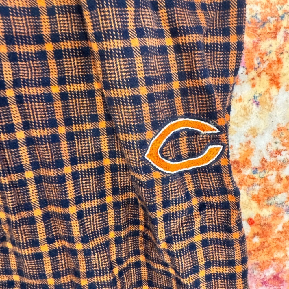 Chicago Bears Plaid Lounge Pants (NFL Team Apparel, Size 2XL) - Picture 2 of 3